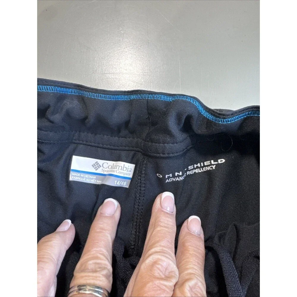 Columbia Womens Omni-Shield Hiking Skort Black 14⁠